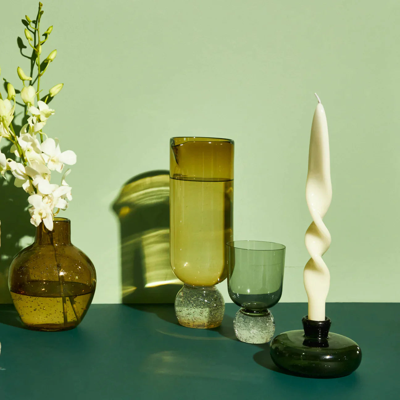 Bubble Glass Tumbler, Set of 2