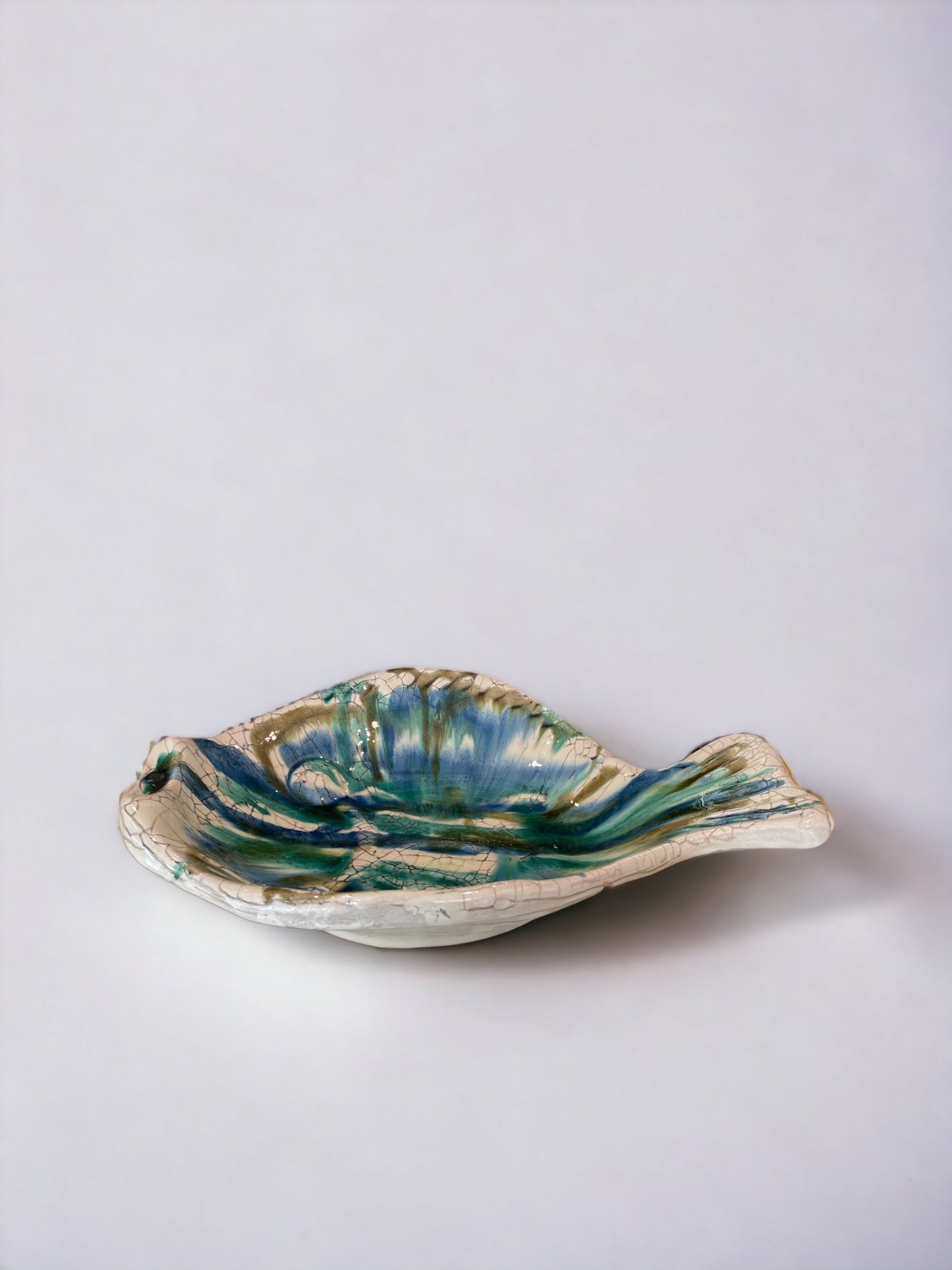 Sicilian Large Ceramic Fish Platter