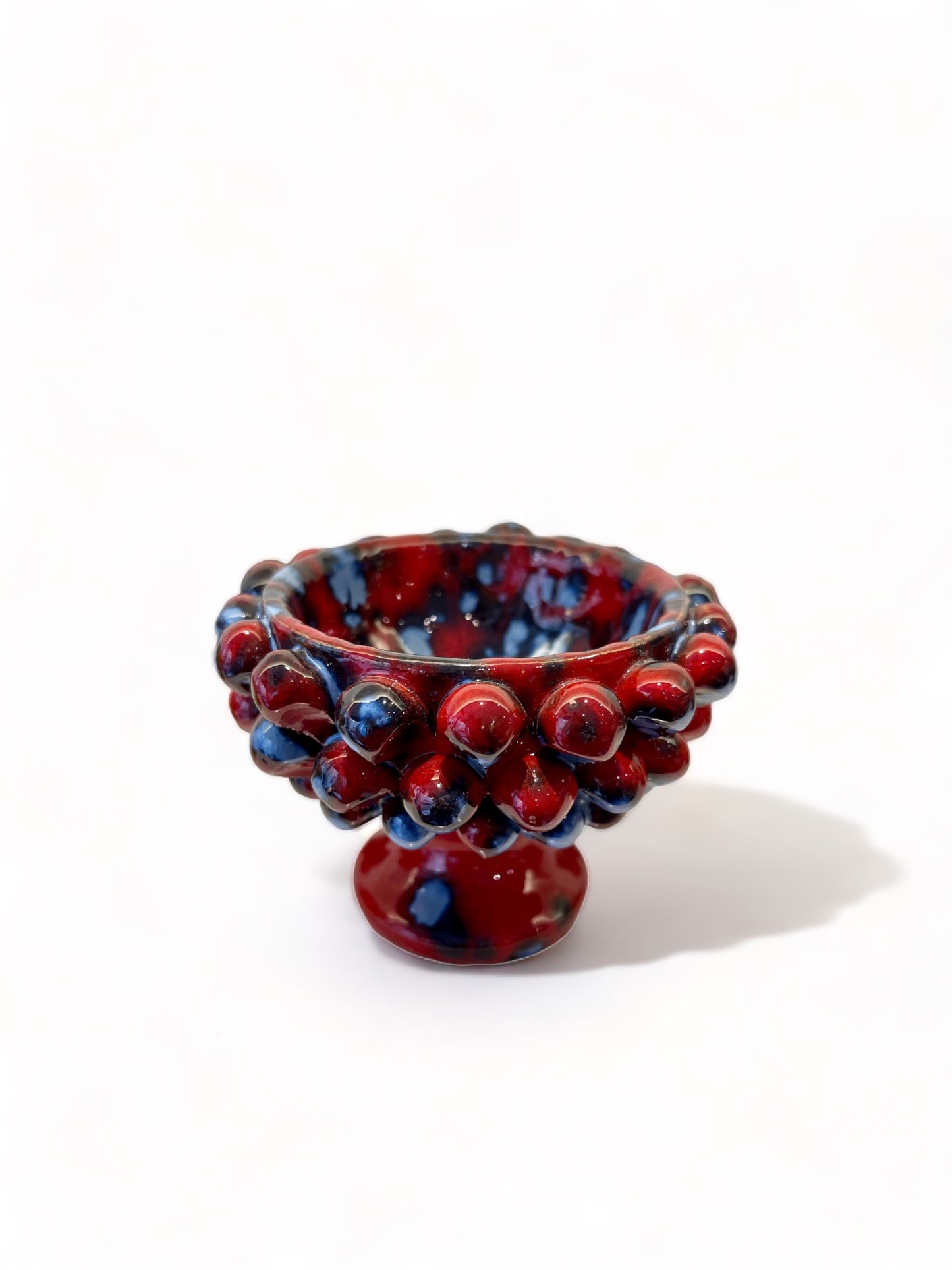Mini Sicilian Pine Cone Pedestal Bowl, 7 cm